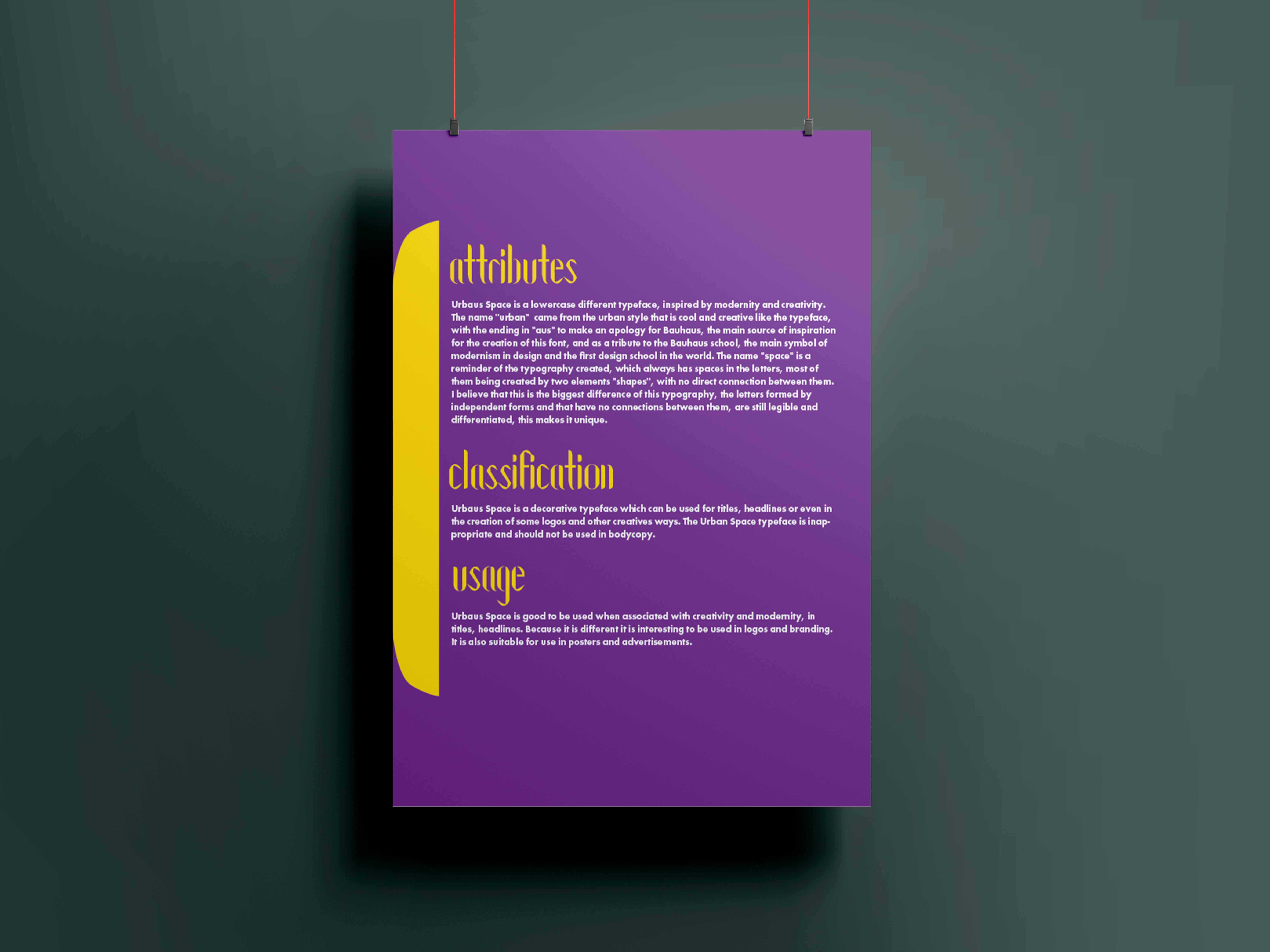Image banner typeface